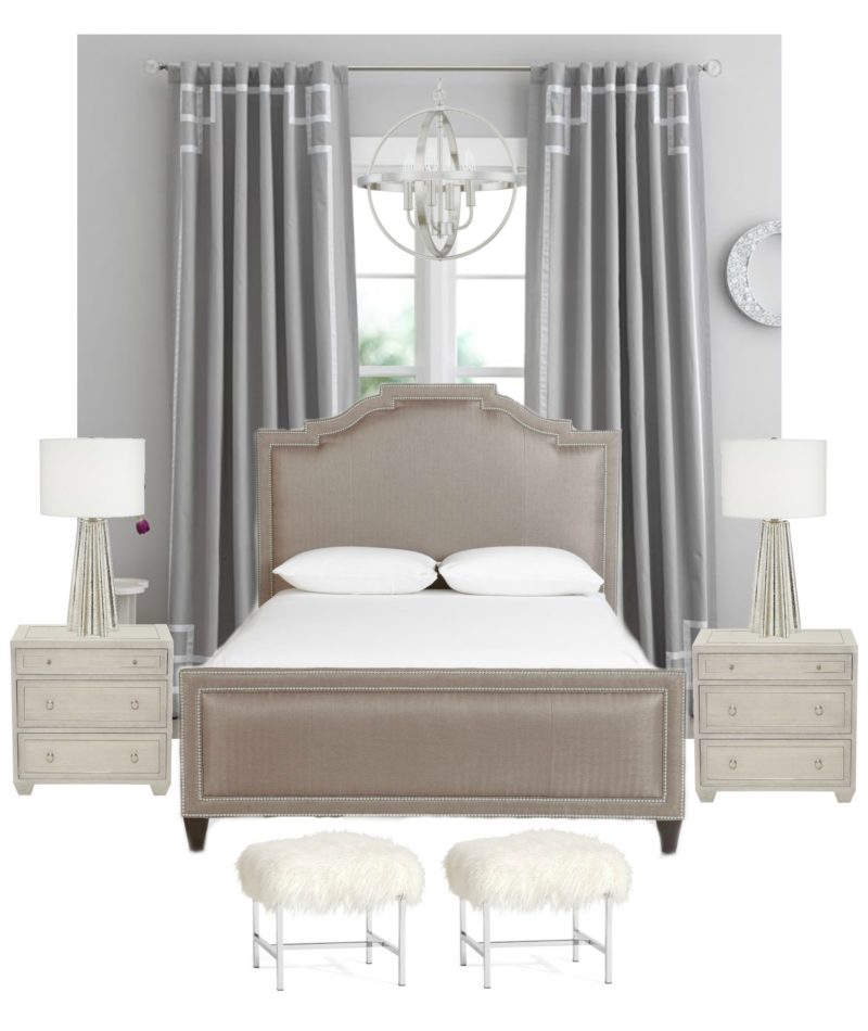 grey master bedroom idea, master bedroom decor