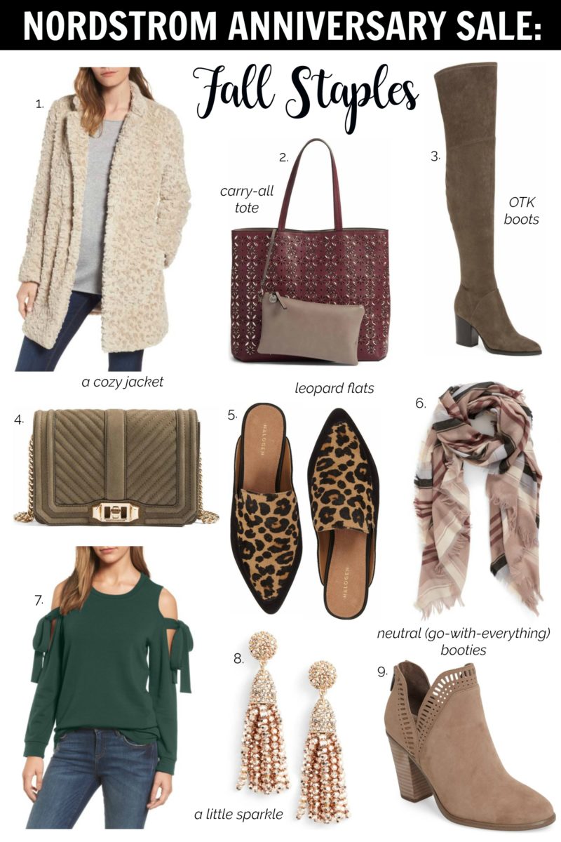 nordstrom anniversary sale fall staples