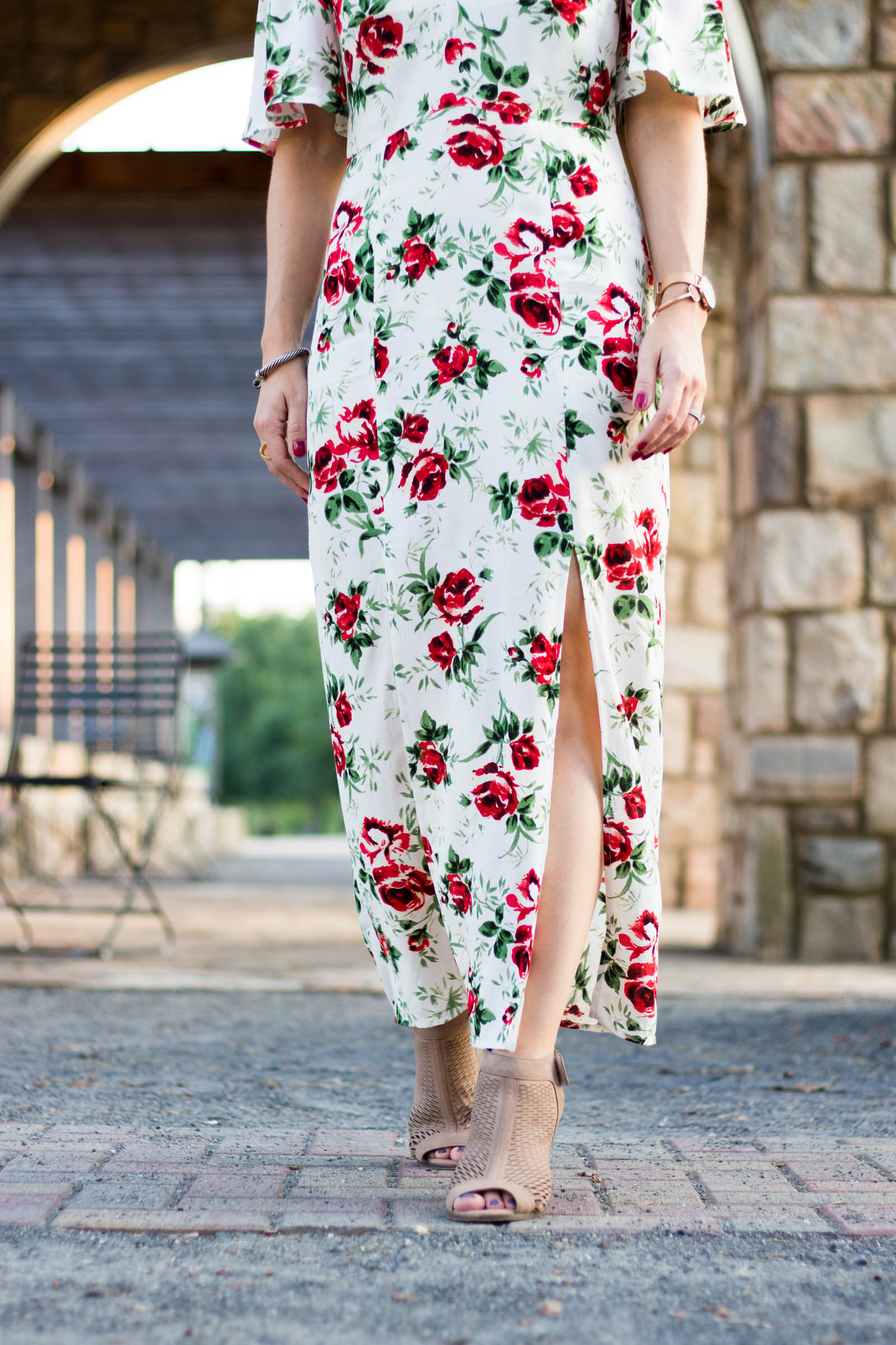 topshop bardot floral dress