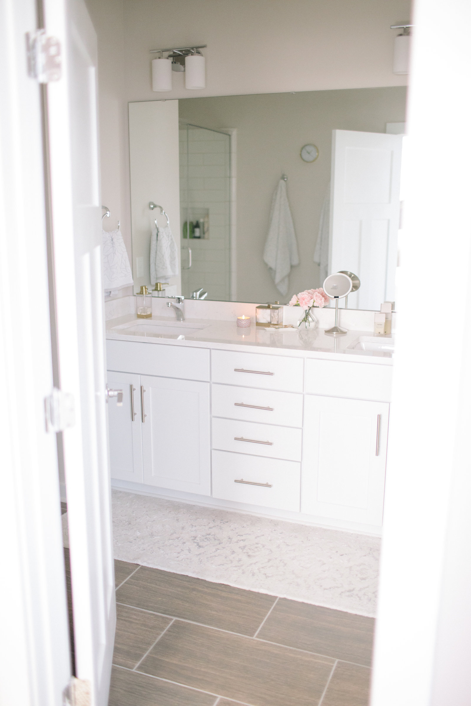white master bath