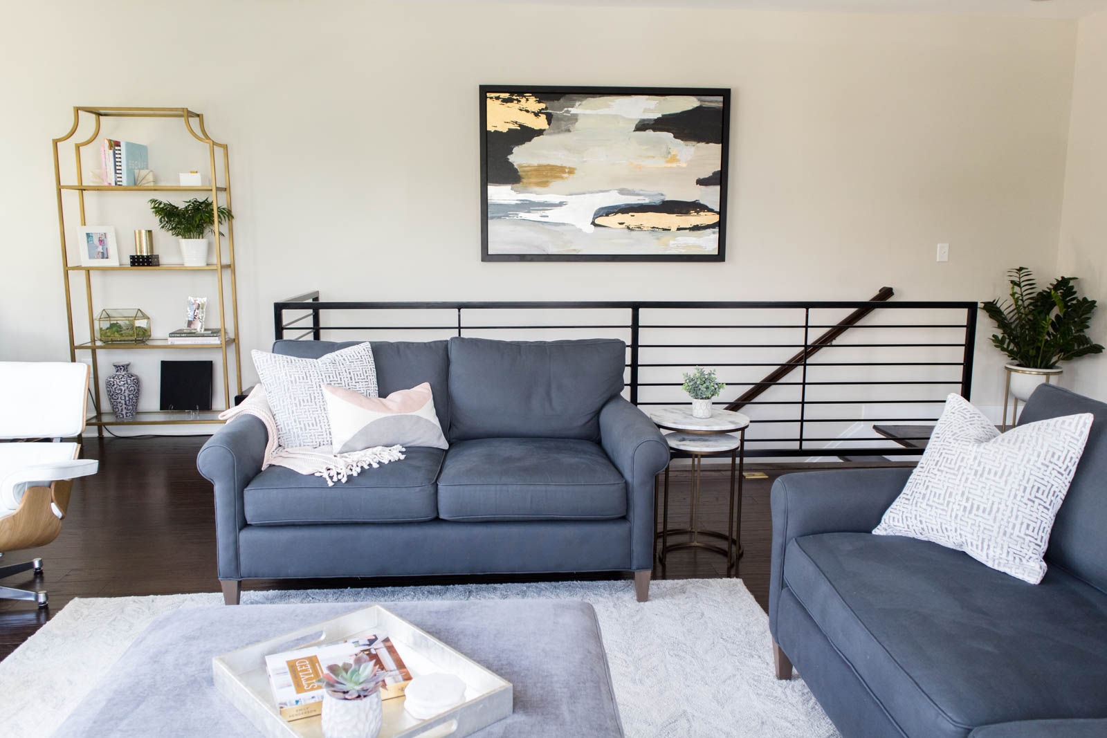 contemporary living room, living room decor, dynamic influence print