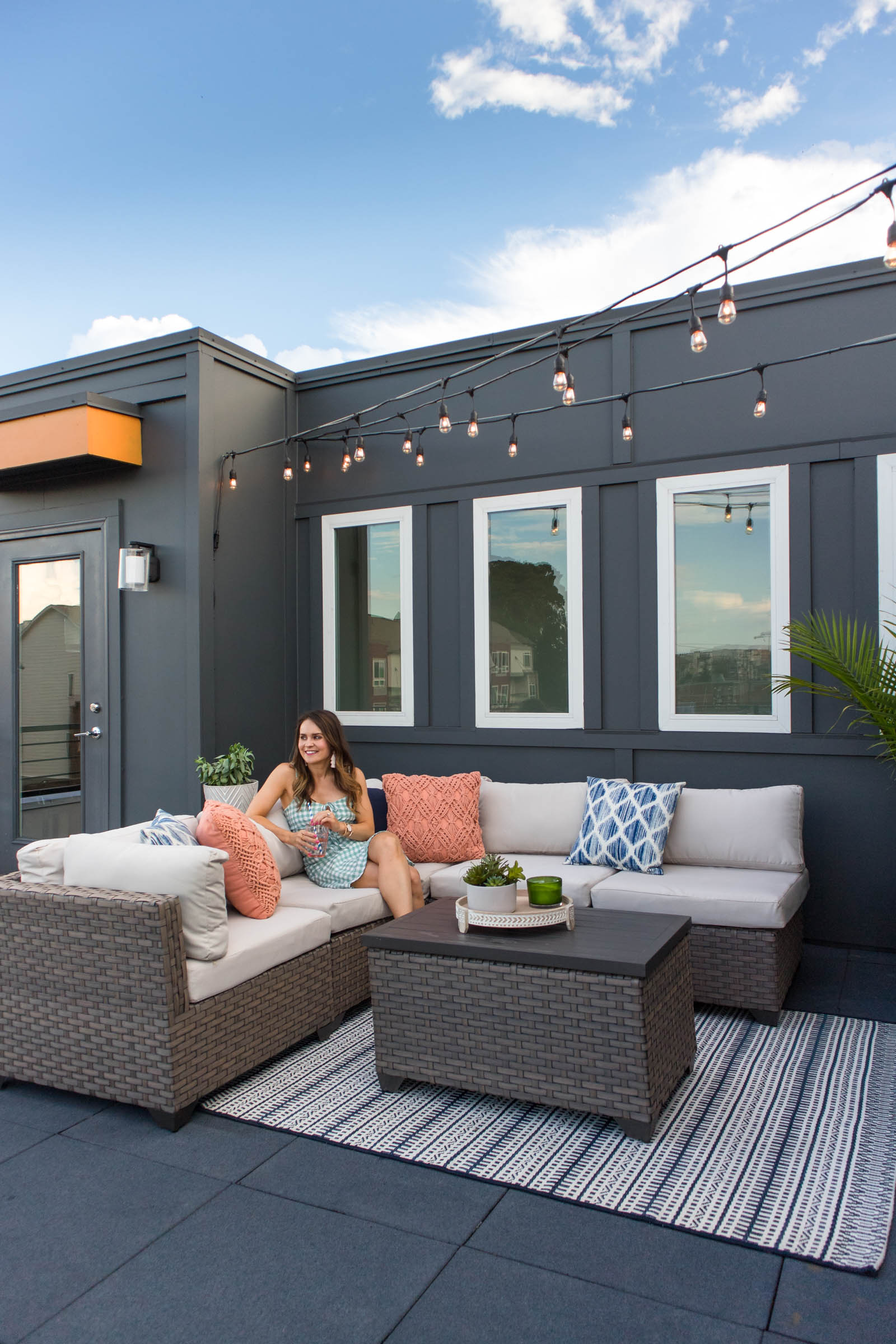 outdoor decor: rooftop terrace updates - medicine & manicures