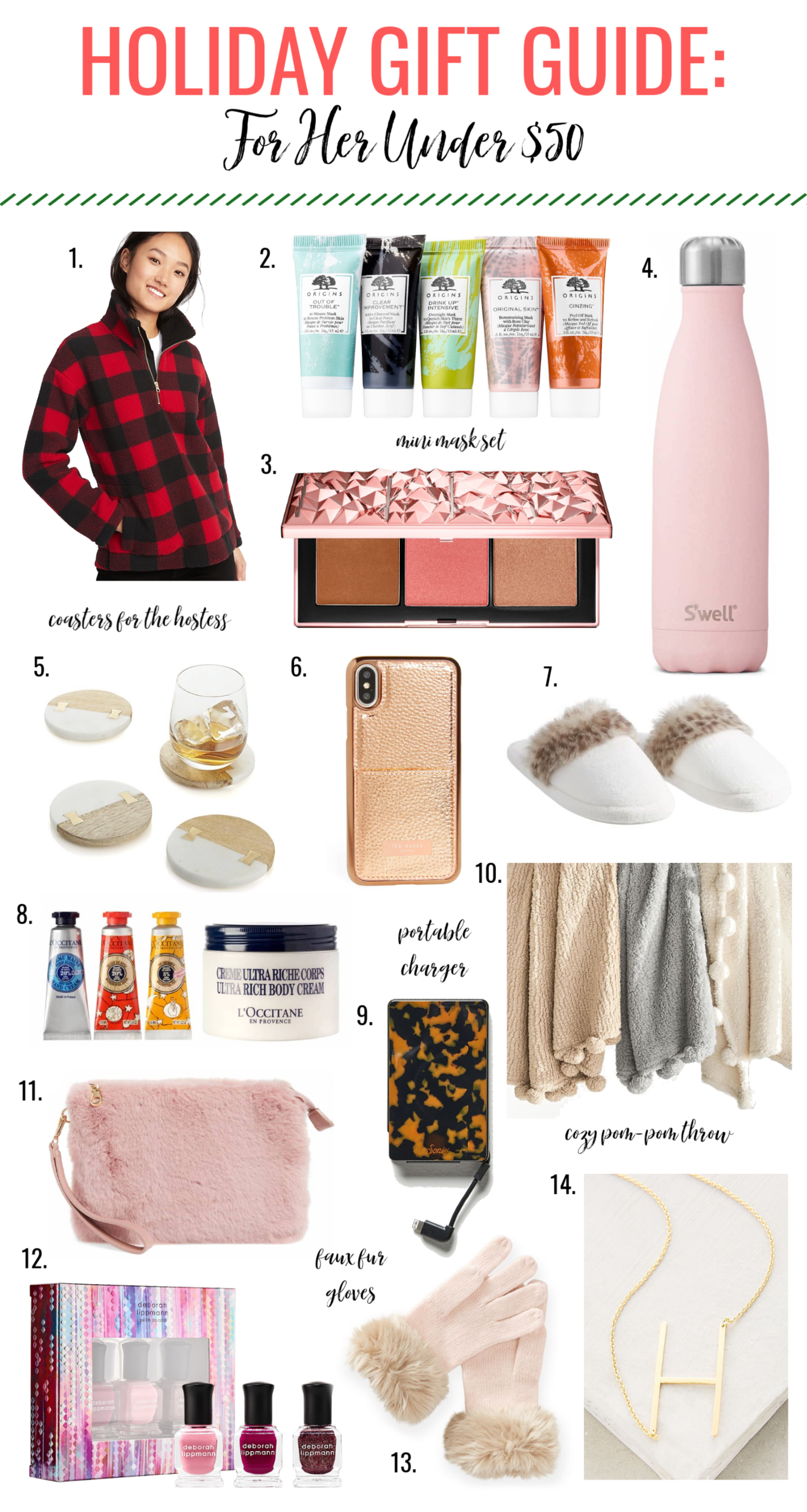 gift guide for her under $50