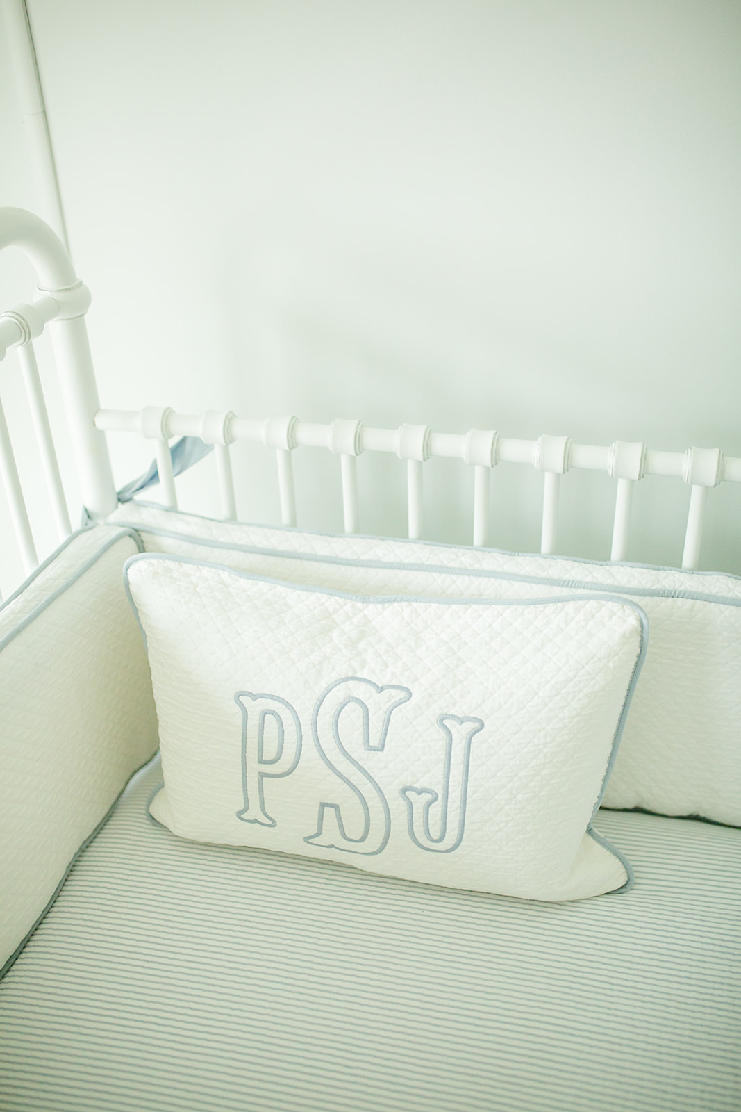 baby monogrammed pillow