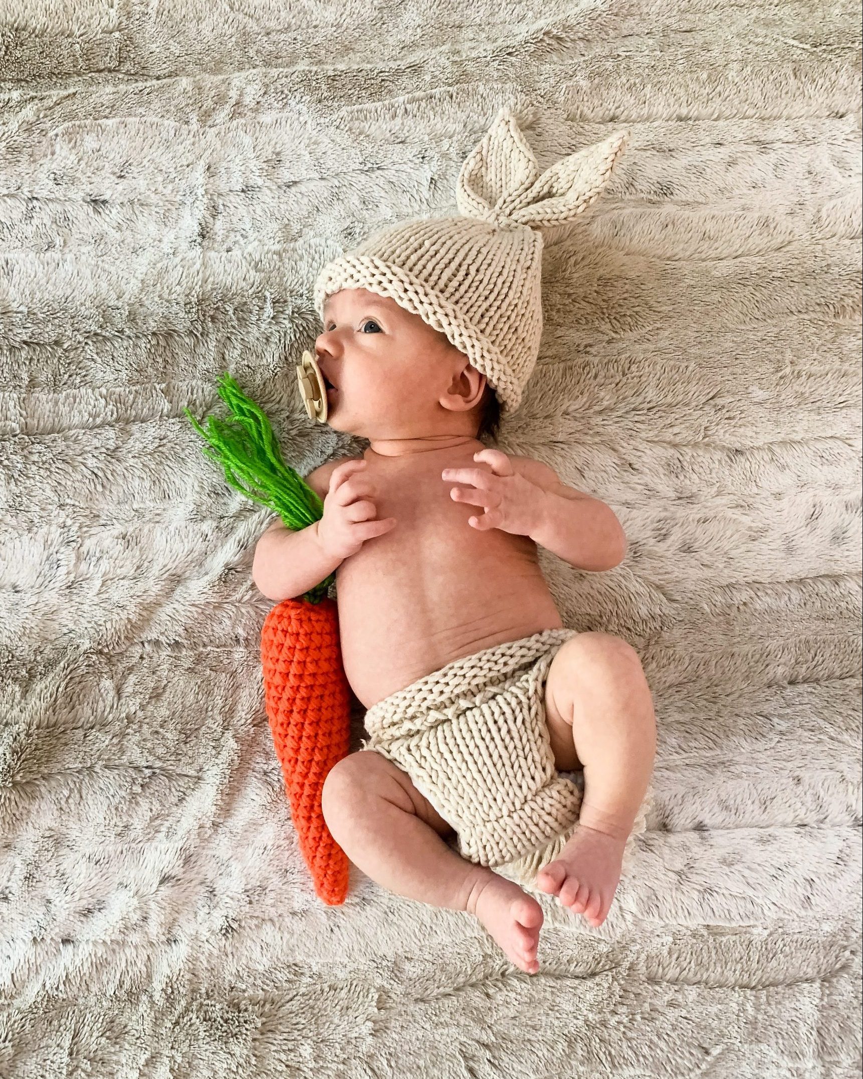 baby bunny photo outfit