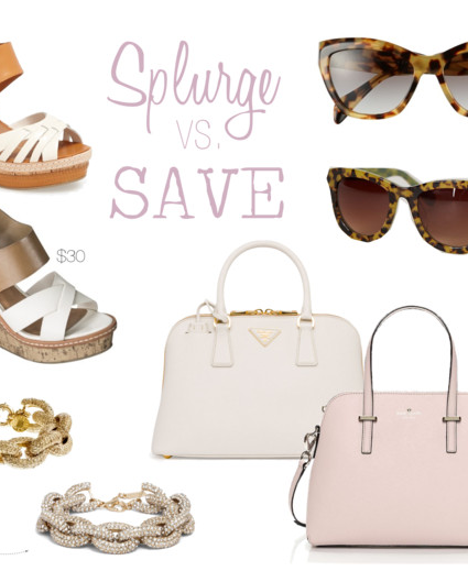 Splurge vs. Save: Accessories