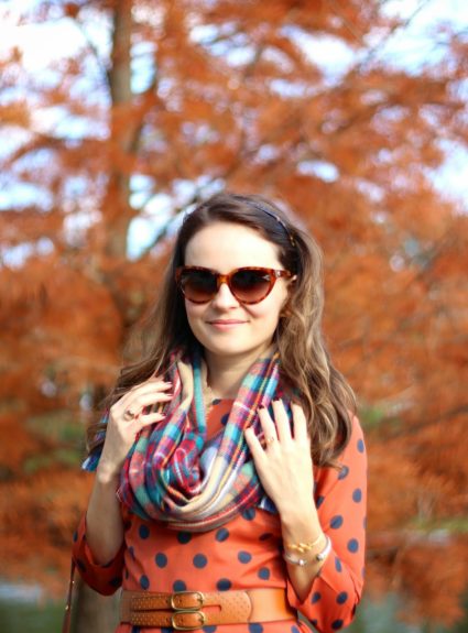 Orange Polka Dot