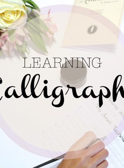 Wedding Wednesday: Learning Calligraphy