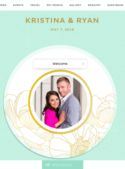 Wedding Wednesday: Our Wedding Website