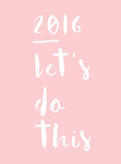 2016 Goals