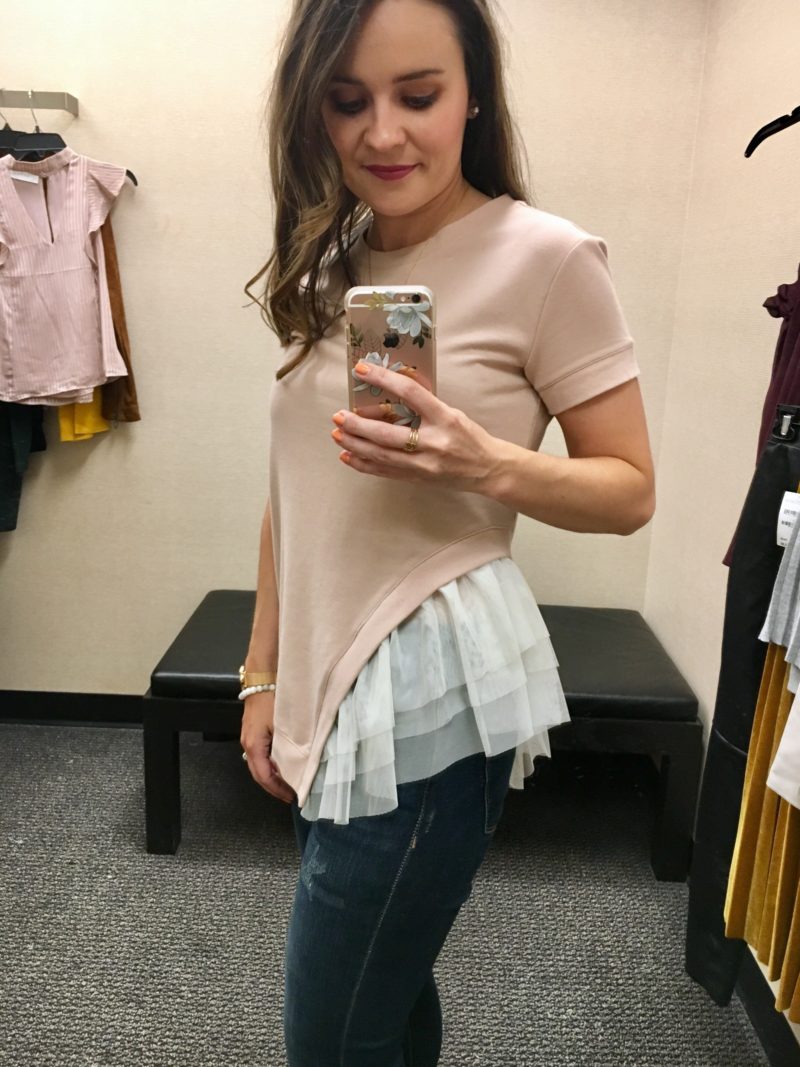 chelsea28 mixed media sweatshirt, nordstrom sale