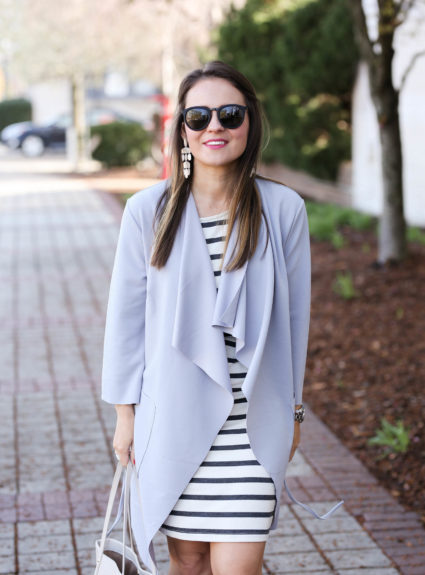 Pastel Wrap Coat for Spring