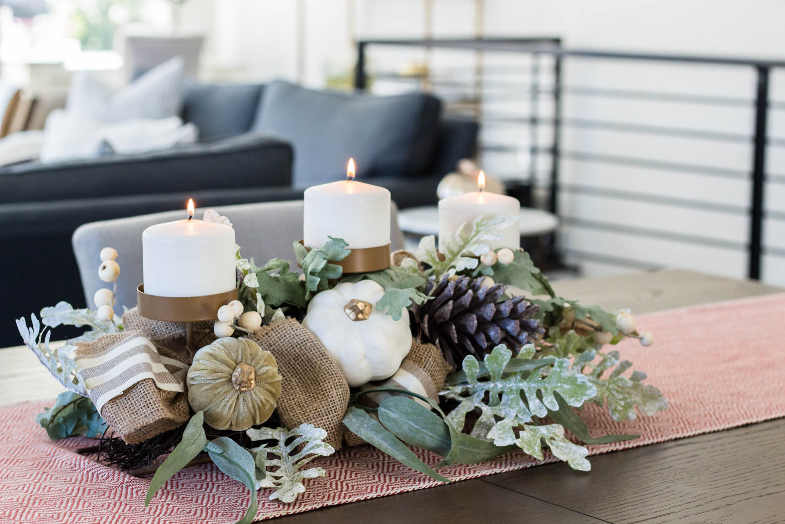 fall centerpiece, fall home decor