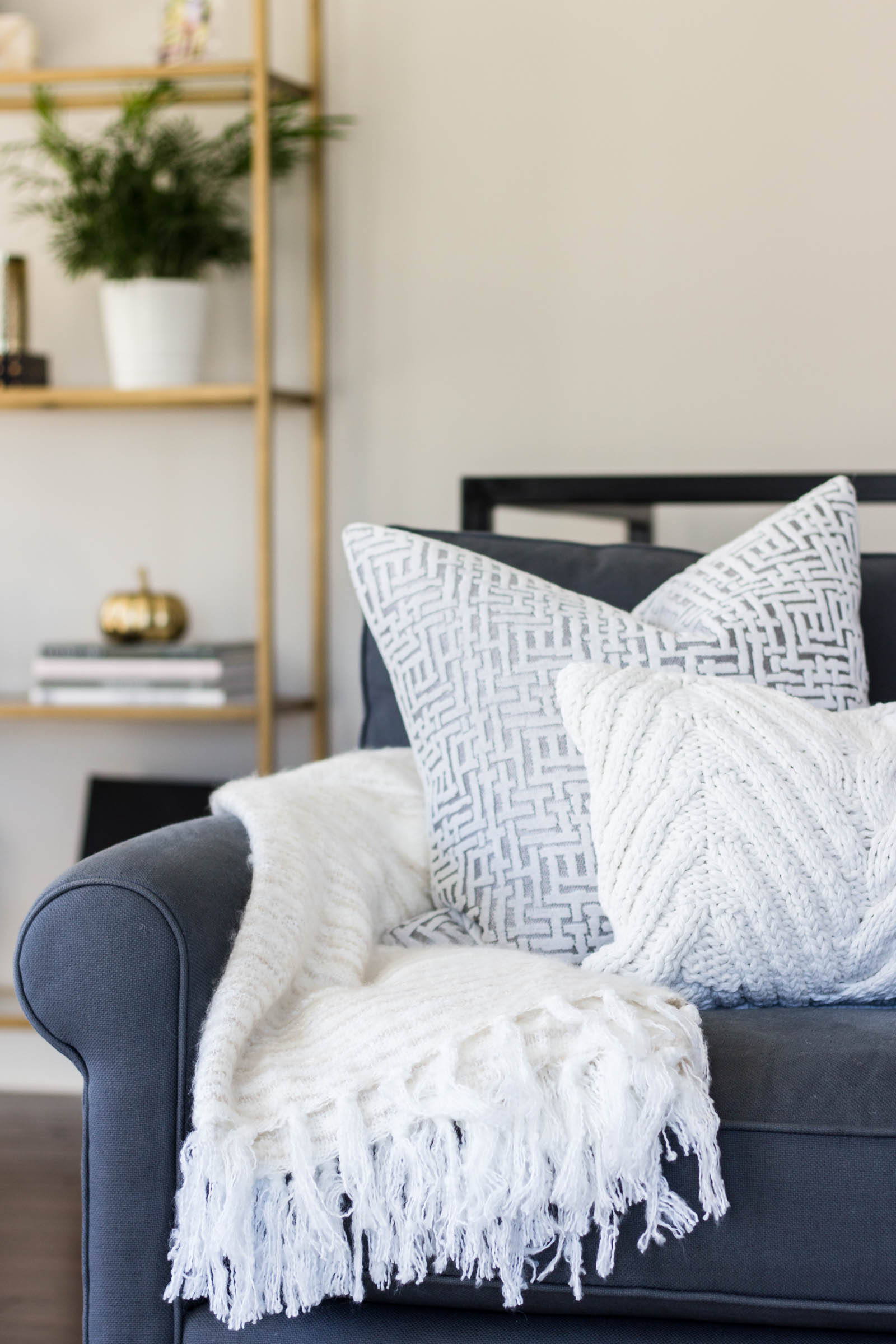 cozy fall decor, fall pillow