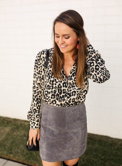 Leopard Print Top for Fall