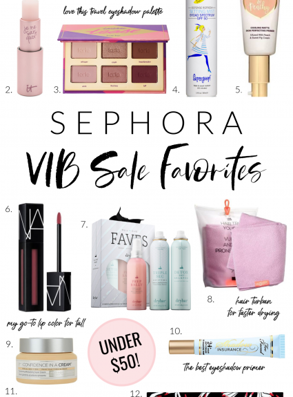 Sephora VIB Sale Favorites Under $50