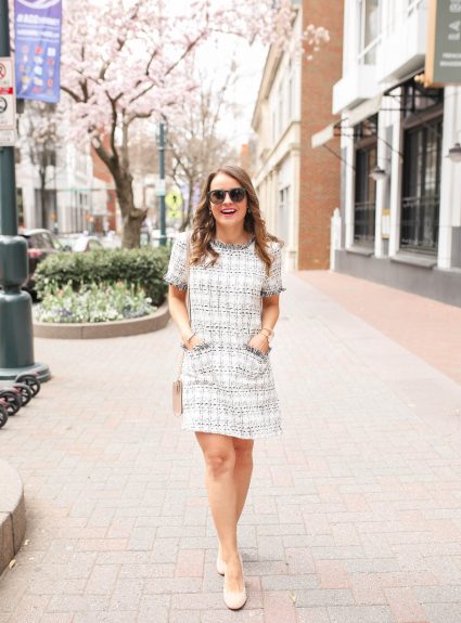 Tweed Shift Dress Under $15