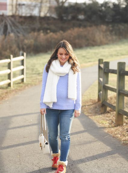 Cozy Lilac Sweater