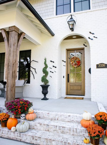 Our Front Porch for Halloween